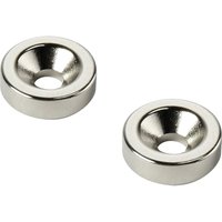 Tru Components - D15T3-M4 Permanent-Magnet Ring (ø x h) 15 mm x 3 mm N35 Grenztemperatur (max.): 80 von TRU Components