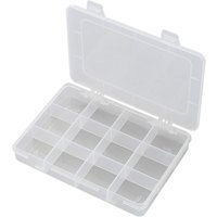 Tru Components - E-110 Sortimentskasten (l x b x h) 184 x 124 x 25 mm Anzahl Fächer: 12 feste Untertei von TRU Components