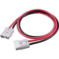 Tru Components - Hochstrom Batteriesteckverbinder Verlängerungskabel 1000 mm TC-12195680 Schwarz, Rot von TRU Components