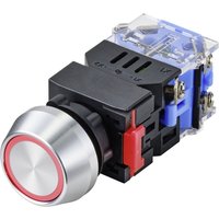 TC-9428132 LAS0-L-11EB/R/12V Drucktaster 250 v 5 a 1 x Aus/(Ein) tastend Rot IP40 1 - Tru Components von TRU Components
