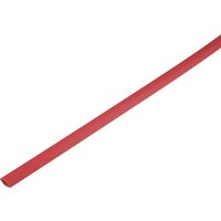 TRU Components 1571592 Schrumpfschlauch ohne Kleber Rot 10.70mm 5mm Schrumpfrate:2:1 Meterware von TRU Components