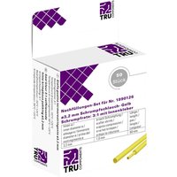 Tru Components - T1807CA007C Schrumpfschlauch mit Kleber Gelb 3.20 mm 1 mm Schrumpfrate:2:1 50 St. von TRU Components