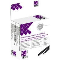 Tru Components - T1807CA007H Schrumpfschlauch mit Kleber Schwarz 12.70 mm 4.20 mm Schrumpfrate:2:1 10 von TRU Components