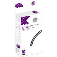Tru Components - T1904CA031 Schrumpfschlauch ohne Kleber Schwarz 6 mm 3 mm Schrumpfrate:2:1 1 m von TRU Components