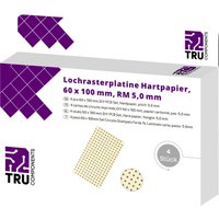 Tru Components - T1906SA036 Europlatine Hartpapier (l x b) 100 mm x 60 mm 35 µm Rastermaß 5 mm Inhalt von TRU Components
