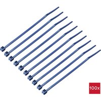 TC-12533340 Kabelbinder 100 mm 2.5 mm Blau Metall detektierbar 100 St. - Tru Components von TRU Components