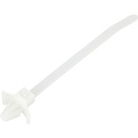 Tru Components - TC-13030680 TC-WM-100-4.8-N Kabelbinder 100 mm 4.8 mm Natur mit Flügelverschluss, che von TRU Components