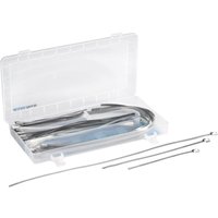 TRU COMPONENTS 1564900 Kabelbinder 127 mm, 201 mm, 326 mm 4.6 mm Silber 50 St. von TRU Components