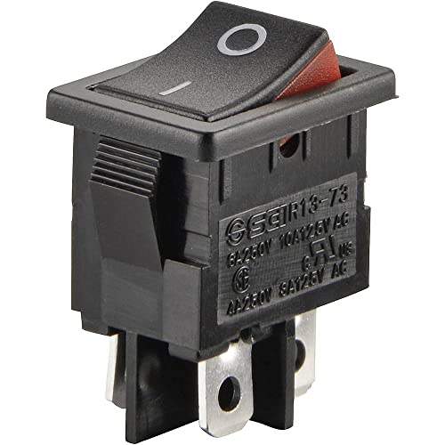 TRU COMPONENTS 1587540 Wippschalter TC-R13-73A2-02 250 V/AC 6 A 2 x Aus/Ein rastend 1 St. TRU COMPONENTS 1587540 Wippschalter TC-R13-73A2-02 250 V/AC 6 A 2 x Aus/Ein rastend 1 St. von TRU Components