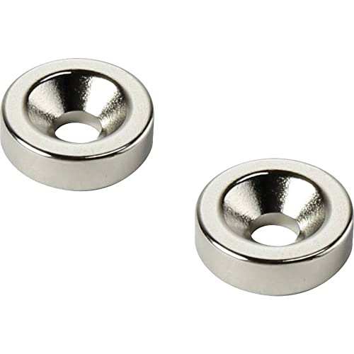 TRU COMPONENTS D10T3-M3 Permanent-Magnet Ring (Ø x H) 10 mm x 3 mm N35 Grenztemperatur (max.): 80 °C von TRU Components