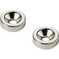 TRU COMPONENTS D25T5-M5 Permanent-Magnet Ring (Ø x H) 25mm x 5mm N35 Grenztemperatur (max.): 80°C von TRU Components