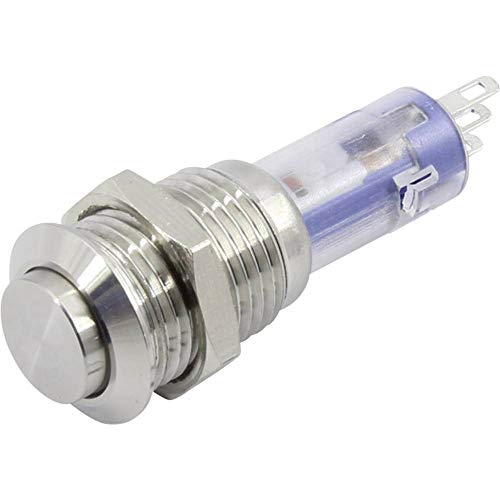 TRU COMPONENTS Druckschalter LAS4GQH-11Z/S TC-6647584, 48 V, 2 A, 1 x On/Off zum Aufhängen, 1 Stück von TRU Components