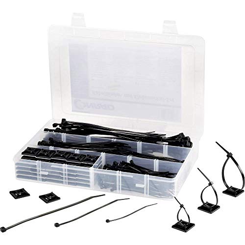 TRU COMPONENTS EPR-350UV Kabelbinder-Sortiment 100 x 2.5 mm, 142 x 3.2 mm, 190 x 4.8 mm Schwarz 1 Set TRU COMPONENTS EPR-350UV Kabelbinder-Sortiment 100 x 2.5 mm, 142 x 3.2 mm, 190 x 4.8 mm Schwarz 1 Set von TRU Components
