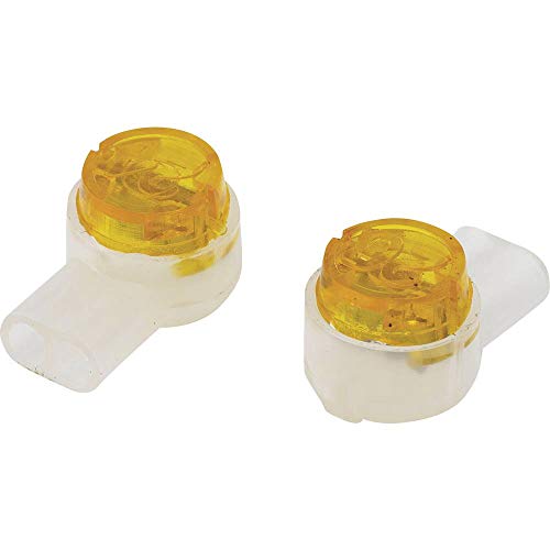 TRU COMPONENTS Einzeladerverbinder flexibel: 0.13-0.65 mm² starr: 0.13-0.65 mm² Polzahl: 2 100 St. Gelb von TRU Components