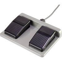 TRU COMPONENTS Fußschalter 250 V/AC 10A 2 Pedale 2 Öffner, 2 Schließer 1St. von TRU Components