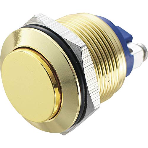 TRU COMPONENTS GQ 19H-G Vandalismusgeschützter Drucktaster 48 V/DC 2 A 1 x Aus/(Ein) tastend IP65 1 St. von TRU Components