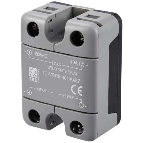 TRU COMPONENTS Halbleiterrelais TC-12705360 40 A Schaltspannung (max.): 480 V/AC Nullspannungsschaltend 1 St. von TRU Components