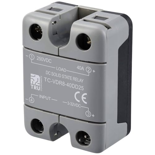TRU COMPONENTS Halbleiterrelais TC-12705372 40 A Schaltspannung (max.): 250 V/DC Gleichstromschaltung 1 St. von TRU Components