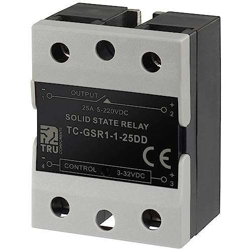 TRU COMPONENTS Halbleiterrelais TC-GSR-1-25DD 25 A Schaltspannung (max.): 220 V/DC Gleichstromschaltung 1 St. von TRU Components
