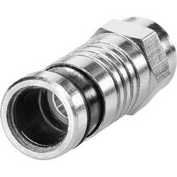 TRU COMPONENTS TC-2520044 F-Stecker Kompression Anschlüsse: F-Stecker Kabel-Durchmesser: 6.8mm 100S von TRU Components