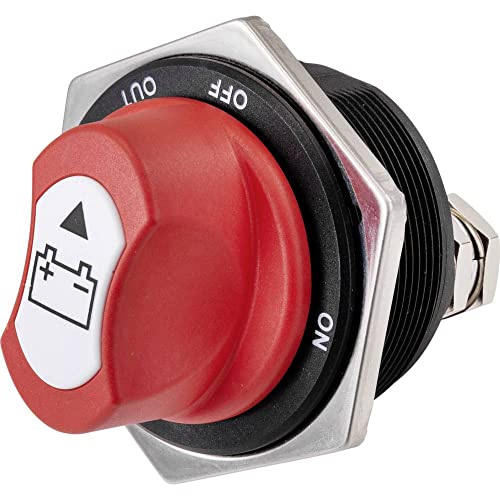 TRU COMPONENTS TC-9075592 Batterieschalter 32V/DC 300A 1 Stück Ein/Aus Schalter IP56 1 Stück von TRU Components