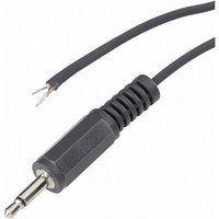 TRU COMPONENTS TC-2517027 Klinken-Steckverbinder 3.5mm Stecker, gerade Polzahl (num): 2 Mono Schwarz von TRU Components