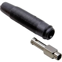 TRU COMPONENTS Laborbuchse Kupplung, gerade Stift-Ø: 4mm Schwarz 100St. von TRU Components