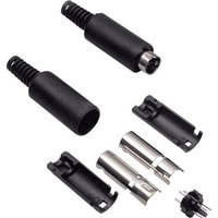 TRU COMPONENTS TC-2526008 Miniatur-DIN-Rundsteckverbinder Stecker, gerade Polzahl (num): 4 Schwarz 1 von TRU Components