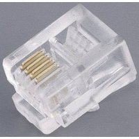 TRU COMPONENTS Modularstecker TC-2525002 Stecker, gerade Polzahl 6P6C Transparent 100St. TRU COMPONENTS Modularstecker TC-2525002 Stecker, gerade Polzahl 6P6C Transparent 100St. von TRU Components