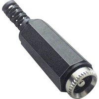 TRU COMPONENTS Niedervolt-Steckverbinder Buchse, gerade 5.5mm 2.5mm 100St. von TRU Components