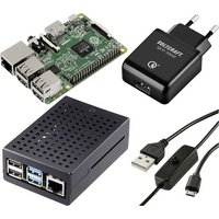 TRU COMPONENTS Pure Set Raspberry Pi® 2 B 1GB 4 x 0.9GHz inkl. Netzteil, inkl. Gehäuse von TRU Components