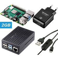 TRU COMPONENTS Pure Set Raspberry Pi® 4 B 1GB 4 x 1.5GHz inkl. Netzteil, inkl. Gehäuse von TRU Components