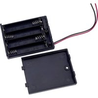 TRU COMPONENTS SBH441AS Batteriehalter 4x Micro (AAA) Kabel von TRU Components