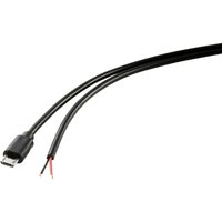 TRU COMPONENTS Strom-Kabel Raspberry Pi®, BBC micro:bit [1x USB 2.0 Stecker Micro-B - 1x offene Kab von TRU Components