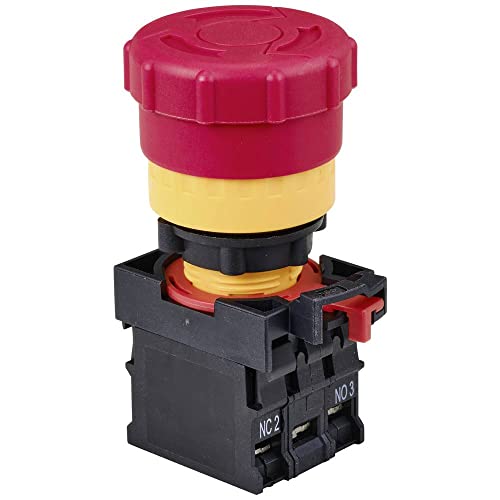 TRU COMPONENTS TC-10091068 ONPOW26-11TSA/R/12V Not-Aus-Schalter 250V 5A Rot IP40 1St. von TRU Components