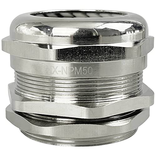 TRU Components TC-10302856 Kabelverschraubung M50 Messing (vernickelt) Metall 1 St. von TRU Components