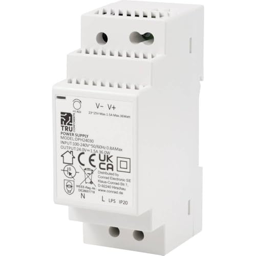 TRU COMPONENTS TC-10580812 Hutschienen-Netzteil (DIN-Rail) 24 V/DC 1.5 A 36 W Anzahl Ausgänge:1 x Inhalt 1 St. von TRU Components