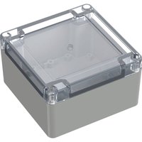 TRU COMPONENTS TC-10860516 Universal-Gehäuse 105 x 105 x 60.10 Polycarbonat Lichtgrau 1 St. von TRU Components