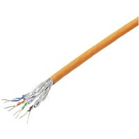 TRU COMPONENTS Netzwerkkabel CAT 6a S/FTP 4 x 2 x 0.24mm² Orange 100m von TRU Components