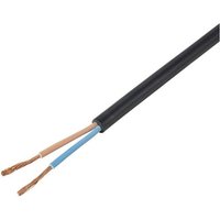 TRU COMPONENTS TC-11594932 Gummischlauchleitung H07RN-F 2 x 6mm² Schwarz Meterware von TRU Components
