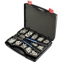 TRU COMPONENTS TC-11894512 Rohrkabelschuh-Sortiment 6 - 50mm² mit Crimpzange 6mm² 50mm² Silber 28 TRU COMPONENTS TC-11894512 Rohrkabelschuh-Sortiment 6 - 50mm² mit Crimpzange 6mm² 50mm² Silber 28 von TRU Components
