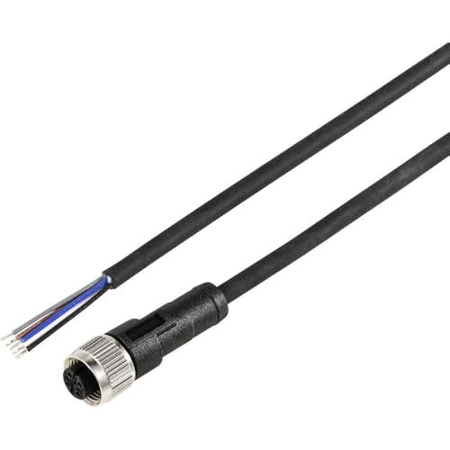 TRU COMPONENTS TC-12833080 Sensor-/Aktor-Anschlussleitung M12 Kupplung, gerade 5 m Polzahl Sensoren: 5 1 St. von TRU Components