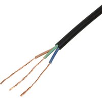 TRU COMPONENTS TC-13389180 Gummischlauchleitung H05RN-F 3 G 0.75 mm² Schwarz 50 m von TRU Components