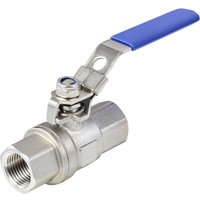 TRU COMPONENTS TC-2PC-DN15-316 TC-12770348 Standard-Kugelhahn Innengewinde: G1/2" 64 bar (max) 1 St von TRU Components