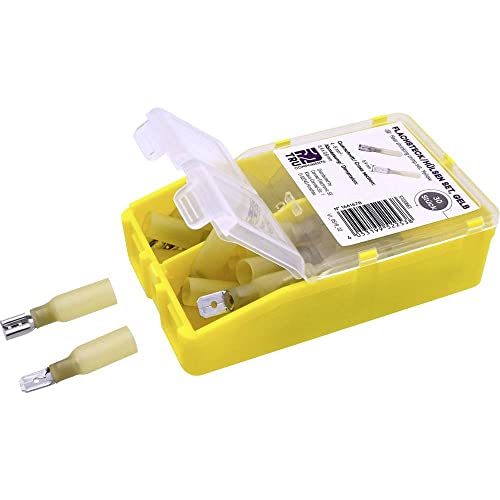 TRU COMPONENTS TC-6646712 Quetschverbinder Sortiment 4mm² 6mm² gelb 60 Stück von TRU Components
