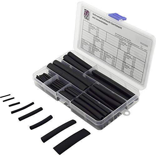 TRU COMPONENTS TC-6793940 Schrumpfschlauchsortiment Schwarz Schrumpfrate:3:1 100 St. TRU COMPONENTS TC-6793940 Schrumpfschlauchsortiment Schwarz Schrumpfrate:3:1 100 St. von TRU Components
