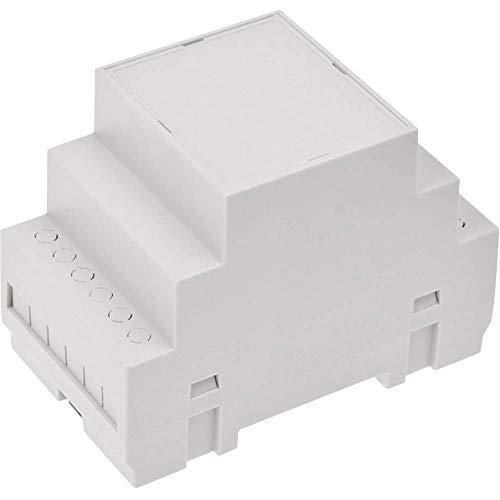 TRU COMPONENTS TC-7910772 Hutschienen-Gehäuse 53 x 90 x 65 ABS-V0 Grau 1 St. von TRU Components