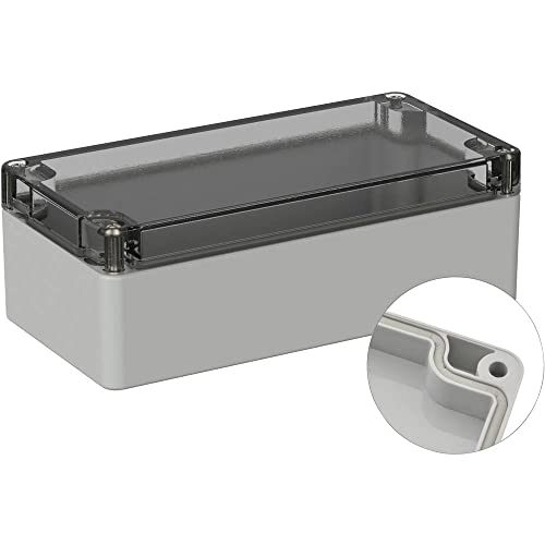TRU COMPONENTS TC-9065476 Outdoor-Gehäuse 160 x 80 x 55 Polycarbonat Lichtgrau (RAL 7035) 1 St. von TRU Components