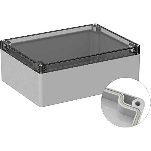 TRU COMPONENTS TC-9065492 Outdoor-Gehäuse 200 x 150 x 75 Polycarbonat Lichtgrau (RAL 7035) 1 St. von TRU Components
