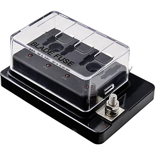 TRU COMPONENTS TC-9070396 TC-9070396 KFZ-Sicherungshalter mit Statusanzeige Passend für (Sicherungen) Flachsicherung St von TRU Components